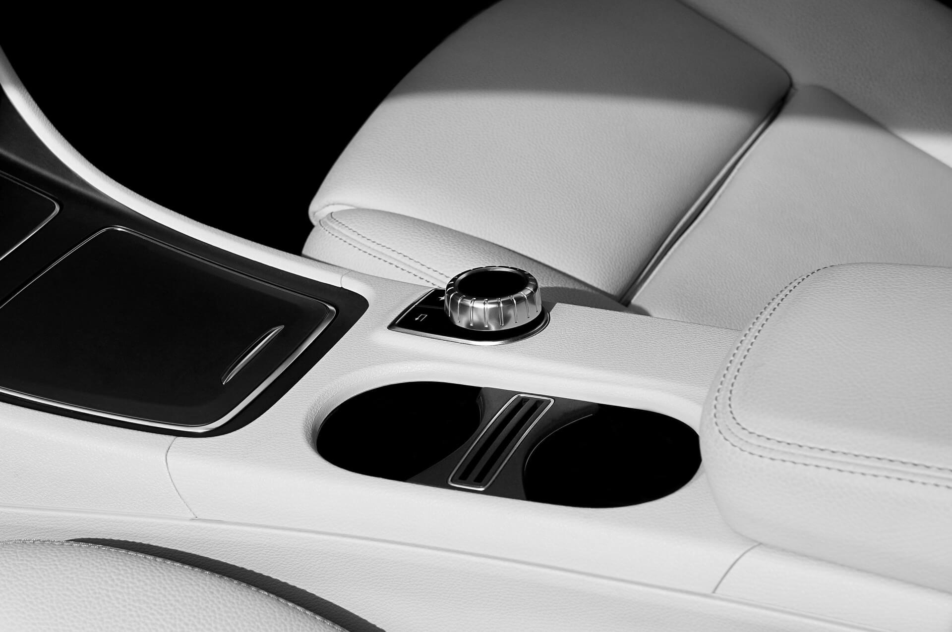 White car interior